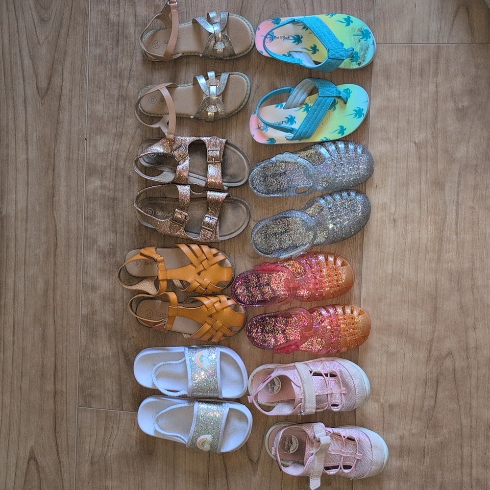 Last Chance Sz 12 Summer Shoe Bundle 8 Pair